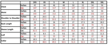 va size chart fabric